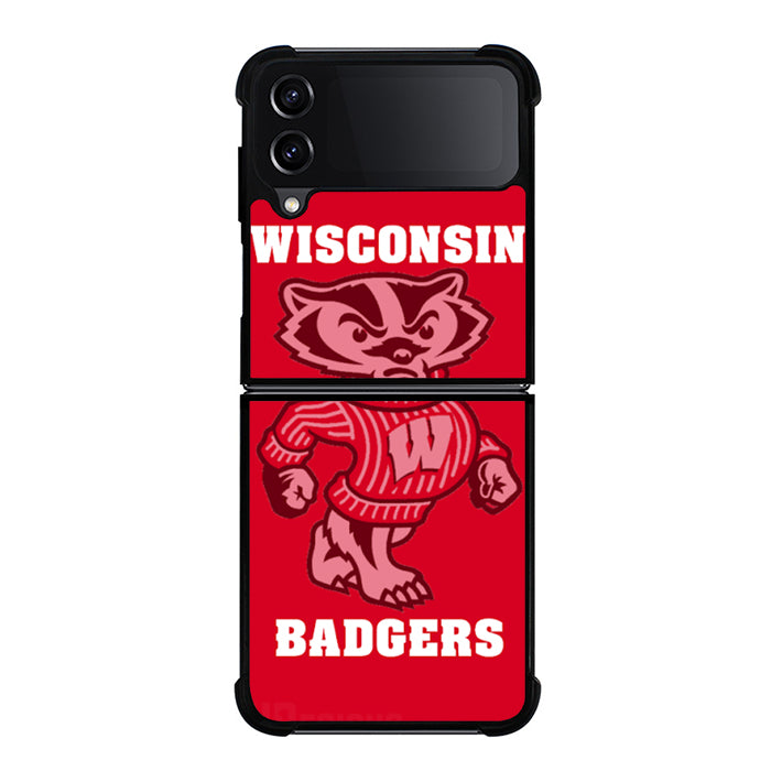 Wisconsin Badgers Samsung Z Flip 4 Case