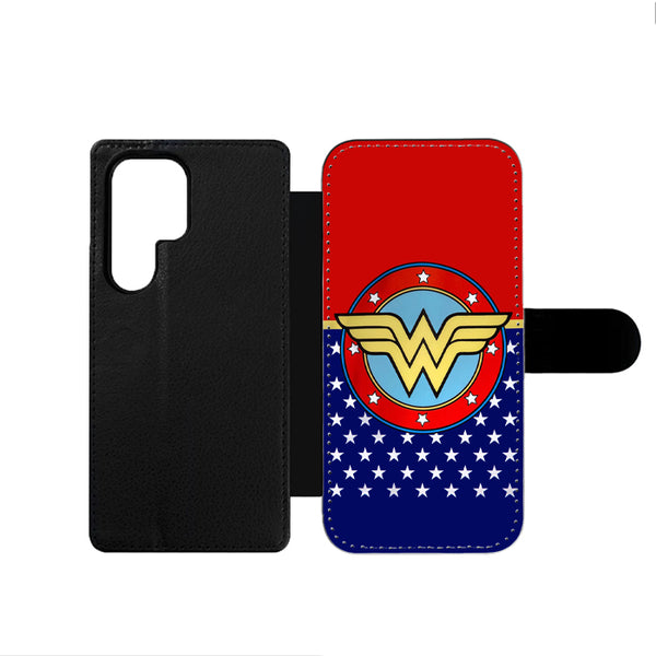 Wonder Woman Logo Dc Samsung Wallet Case