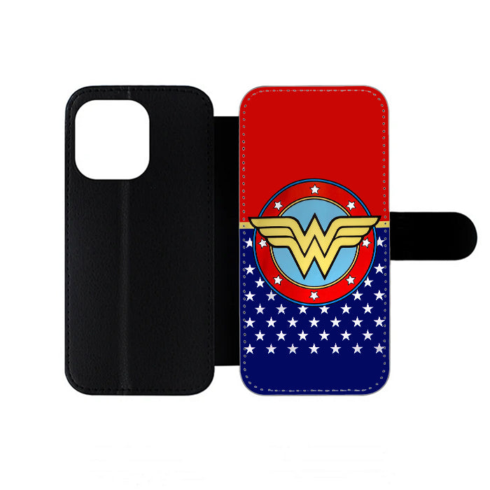 Wonder Woman Logo Dc iPhone Wallet Case