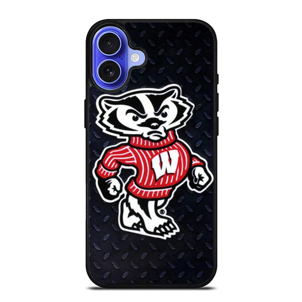 Wsconsin Badger Mascot Steel iPhone 16 Case