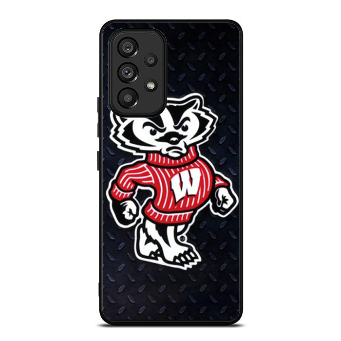 Wsconsin Badger Mascot Steel Samsung A53 Case