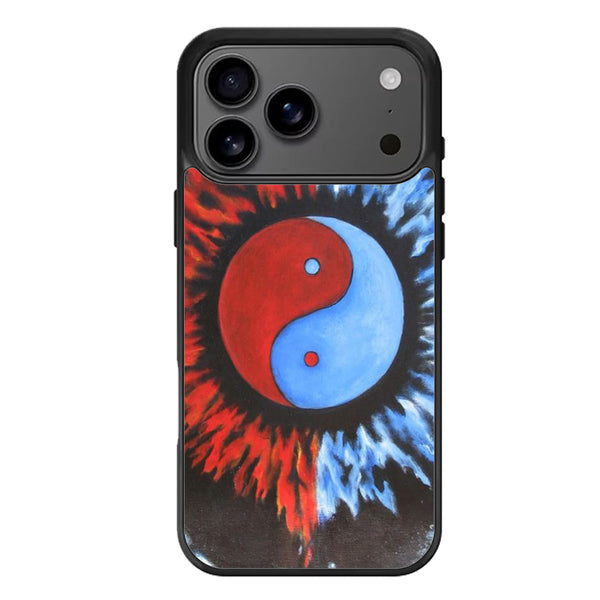 Yin Yang Sun And Moon Painted iPhone 17 Case