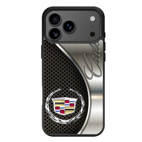 Cadillac Logo Metallic iPhone 17 Case