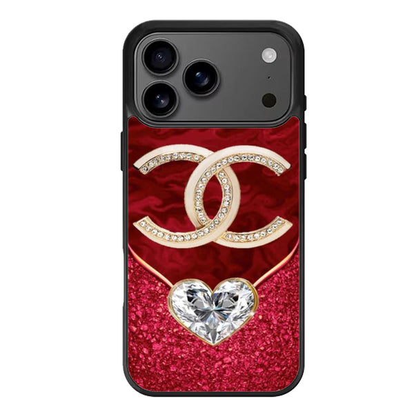 Chanel Bling Red iPhone 17 Case