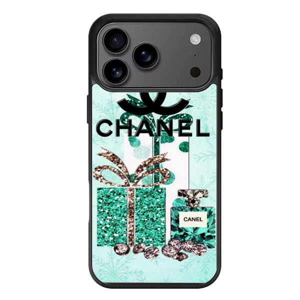 Chanel Mint Prfm Pattern iPhone 17 Case