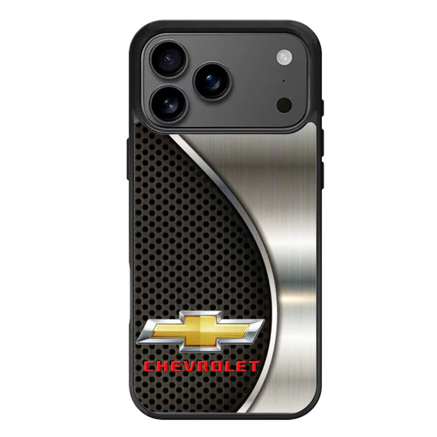 Chevrolet Logo Black Silver iPhone 17 Case