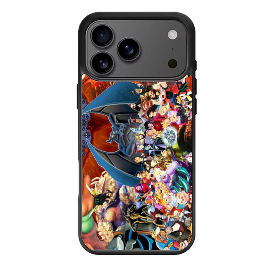 Disnet Villains Wallpaper iPhone 17 Case