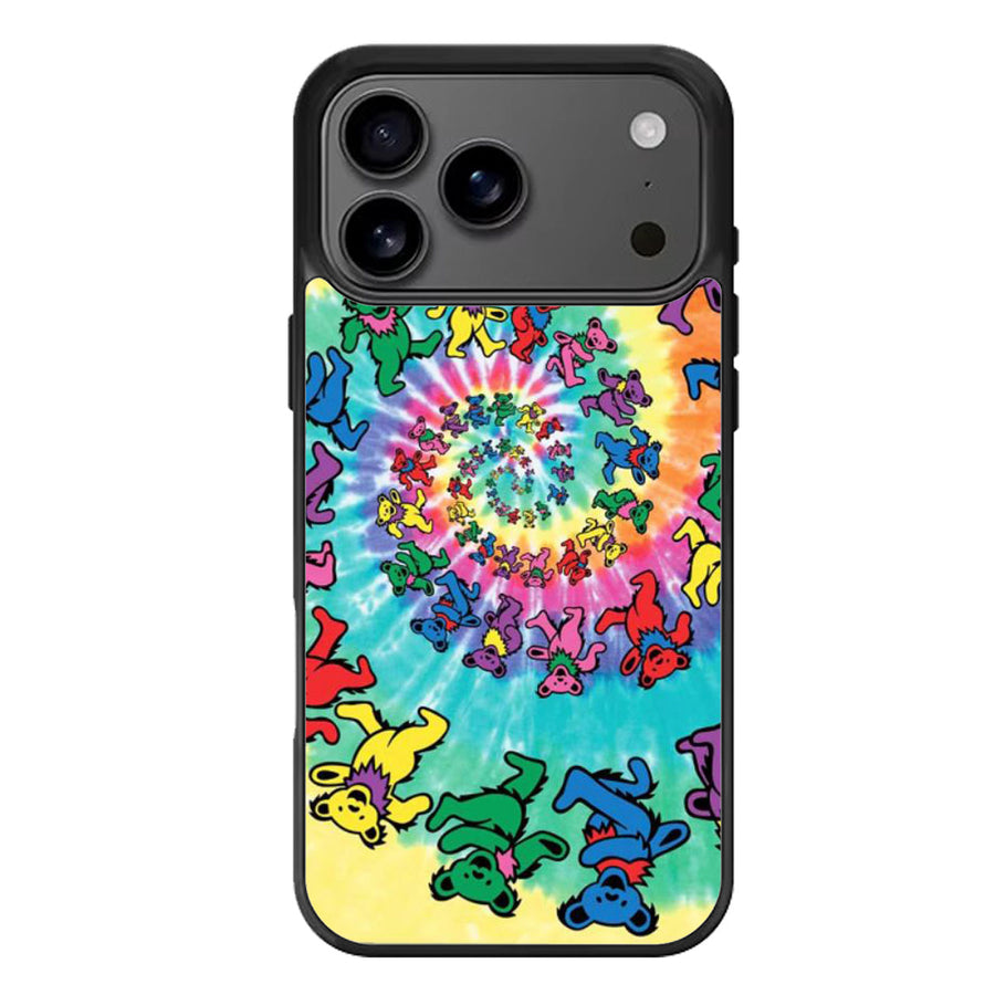 Grateful Dead Bear Tye Die iPhone 17 Case