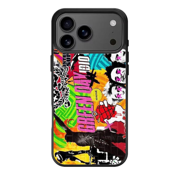 Green Day Graffity Cover iPhone 17 Case