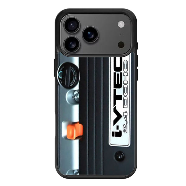 Honda Dohc Vtec Black iPhone 17 Case