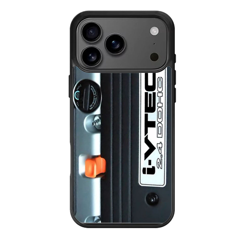 Honda Dohc Vtec Black iPhone 17 Case
