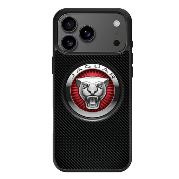 Jaguar Logo Carbon iPhone 17 Case