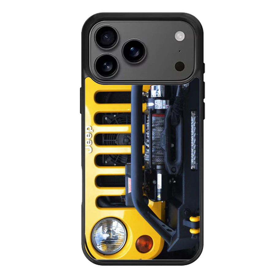 Jeep Wrangler Yellow iPhone 17 Case