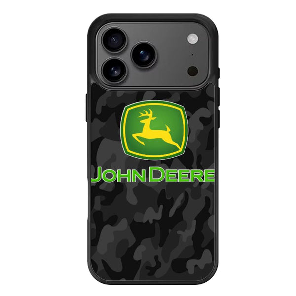 John Deere Black Camo iPhone 17 Case