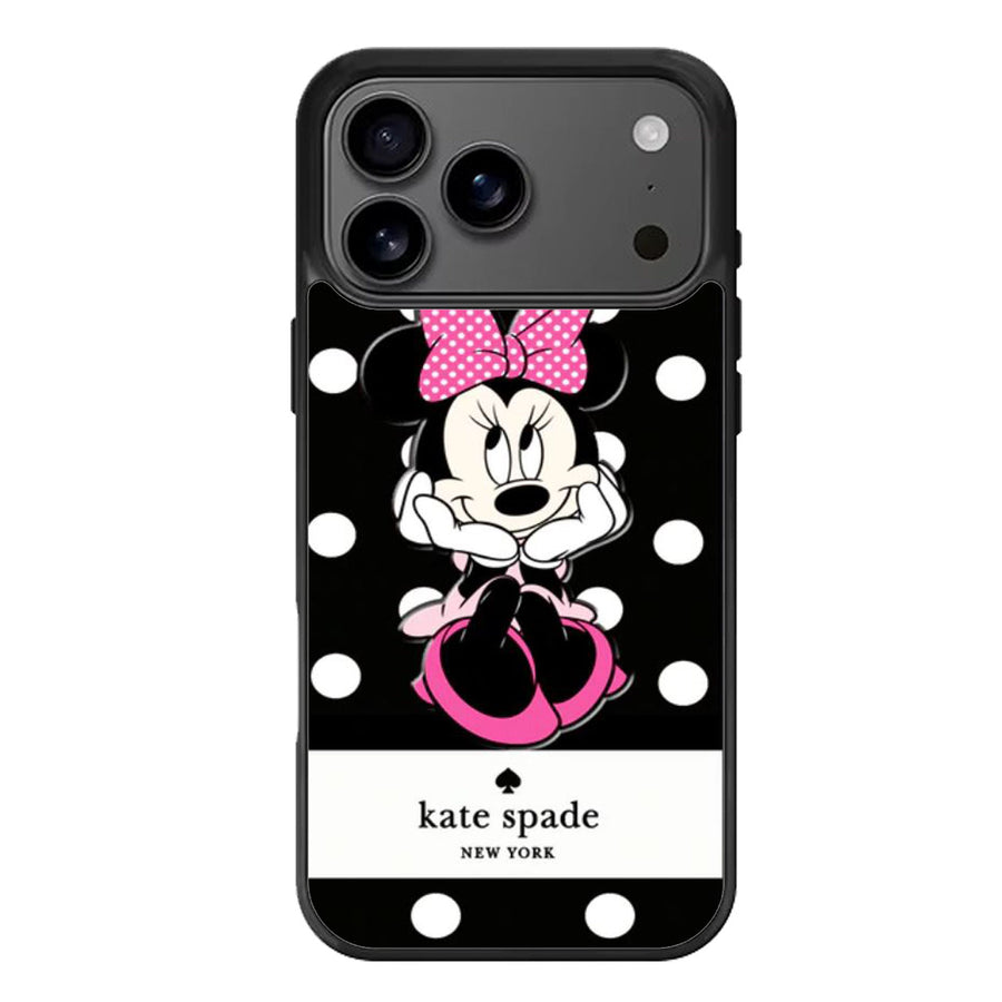 Kate Spade Black Minnie Mouse iPhone 17 Case