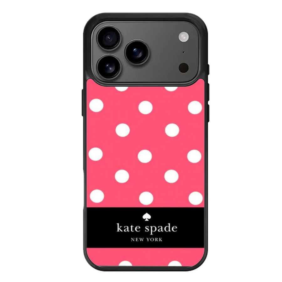Katespade Ny Pink Polkadot iPhone 17 Case