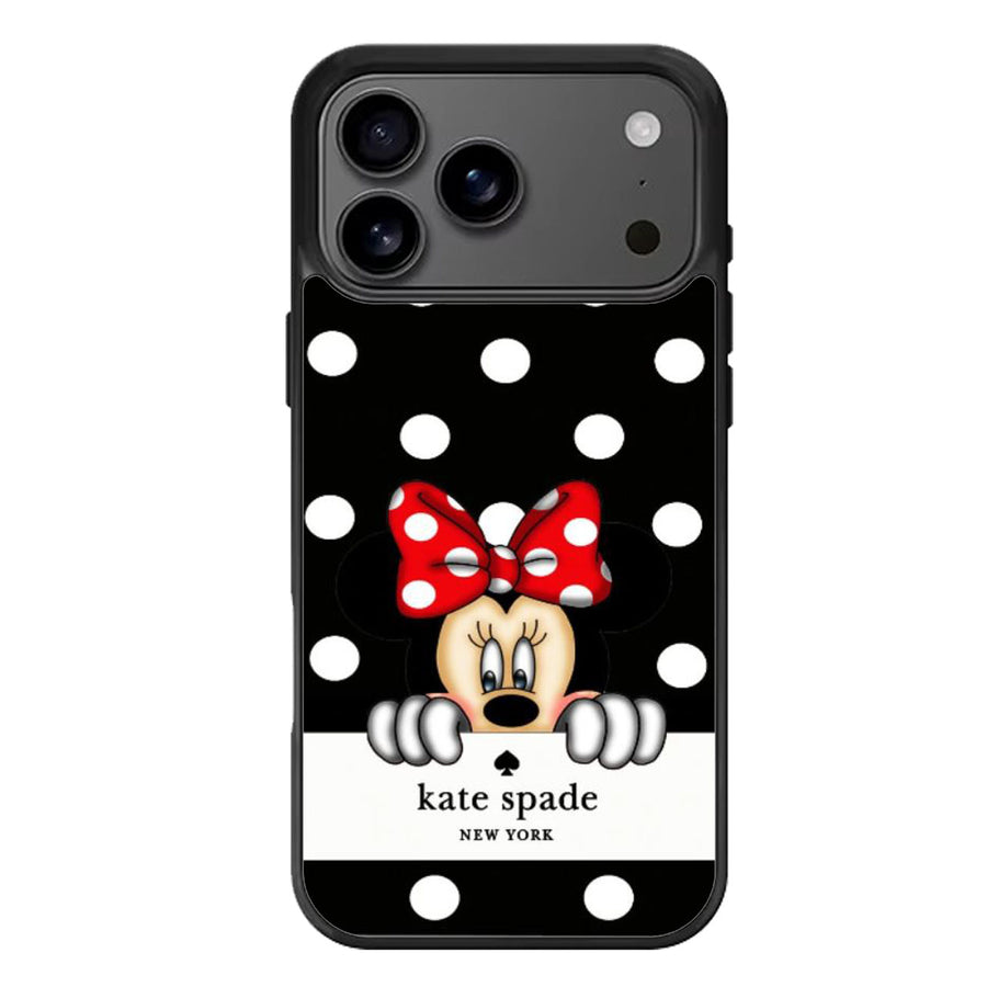 Katespade Ny Polkadot Black iPhone 17 Case