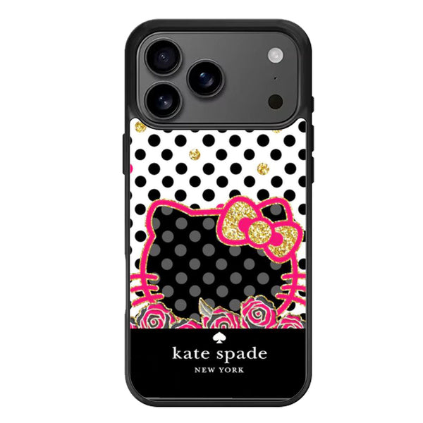 Katespade Hello Kityy Polkadot iPhone 17 Case