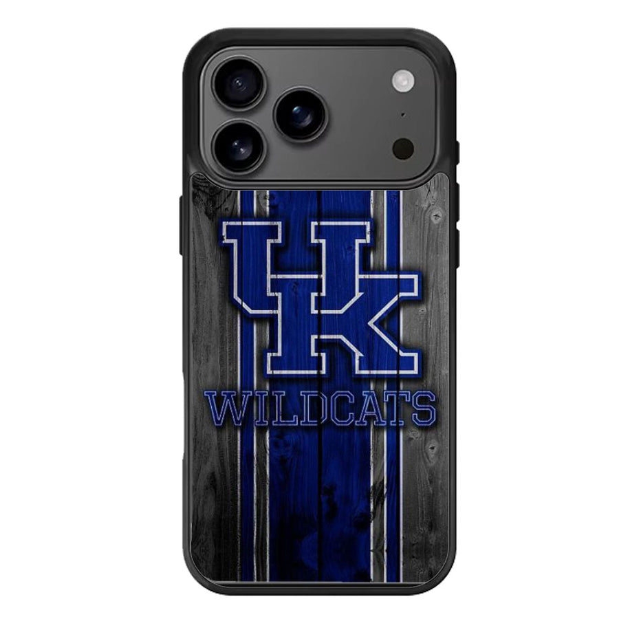 Kentucky Wildcats Wood iPhone 17 Case