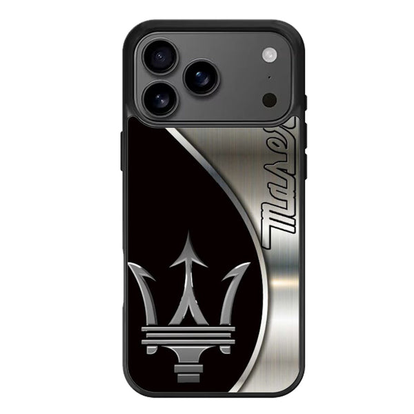 Maserati Silver Metalic iPhone 17 Case