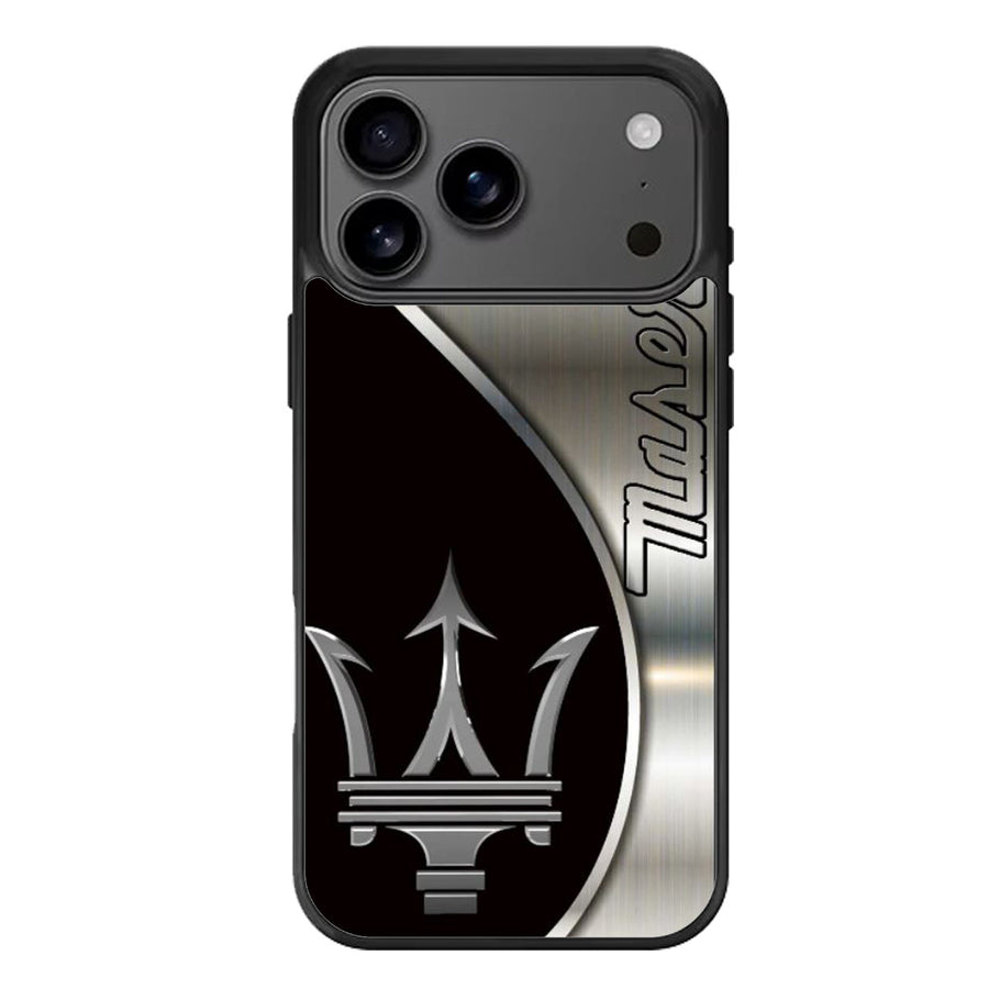 Maserati Silver Metalic iPhone 17 Case
