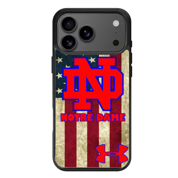 Notre Dame Us Flag iPhone 17 Case