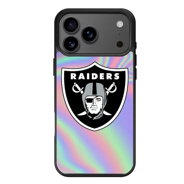 Oakland Raiders Holographic iPhone 17 Case