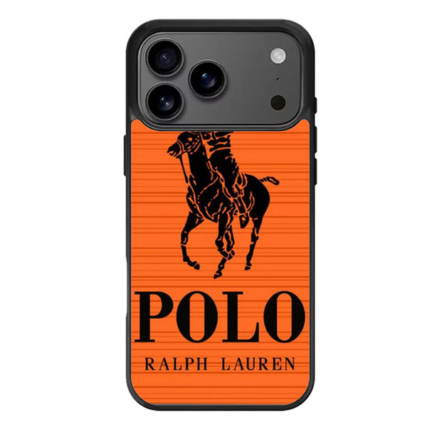 Polo Ralph Lauren Orange Logo iPhone 17 Case