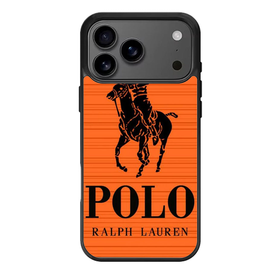 Polo Ralph Lauren Orange Logo iPhone 17 Case
