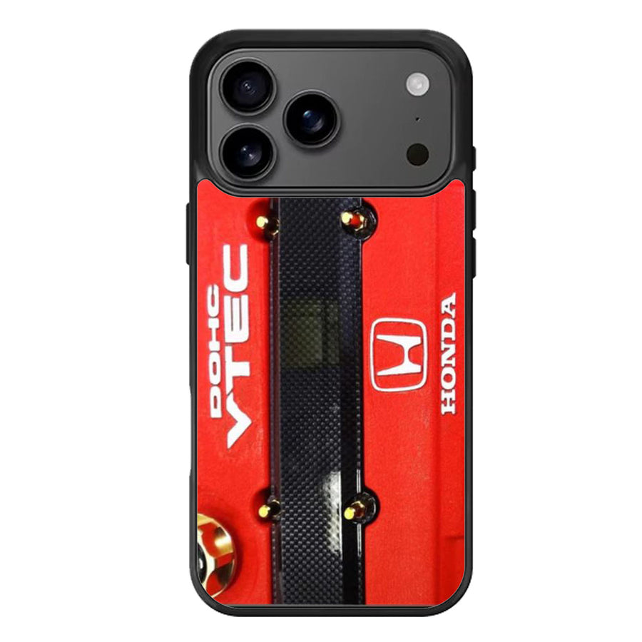 Red Engine Dohc Vtec Honda iPhone 17 Case