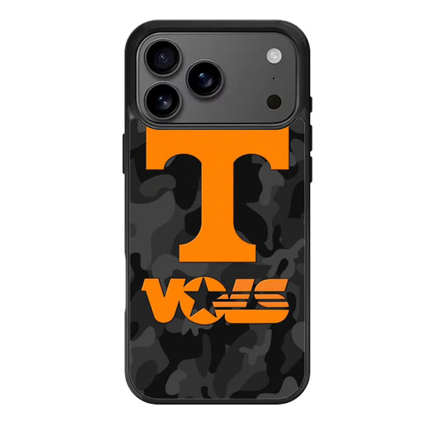Tennessee Volunteers Black Camo iPhone 17 Case
