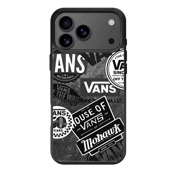 Vans Black Artwork iPhone 17 Case