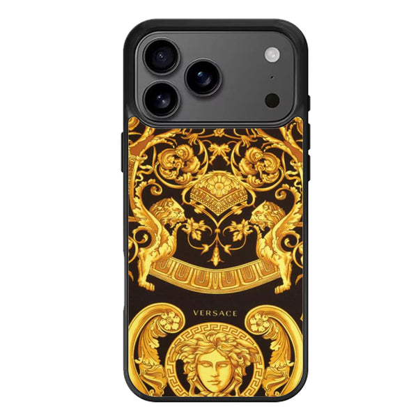Versace Gold Fashion iPhone 17 Case