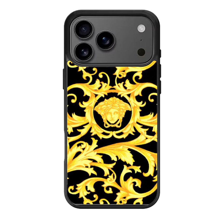 Versace Gold Pattern iPhone 17 Case