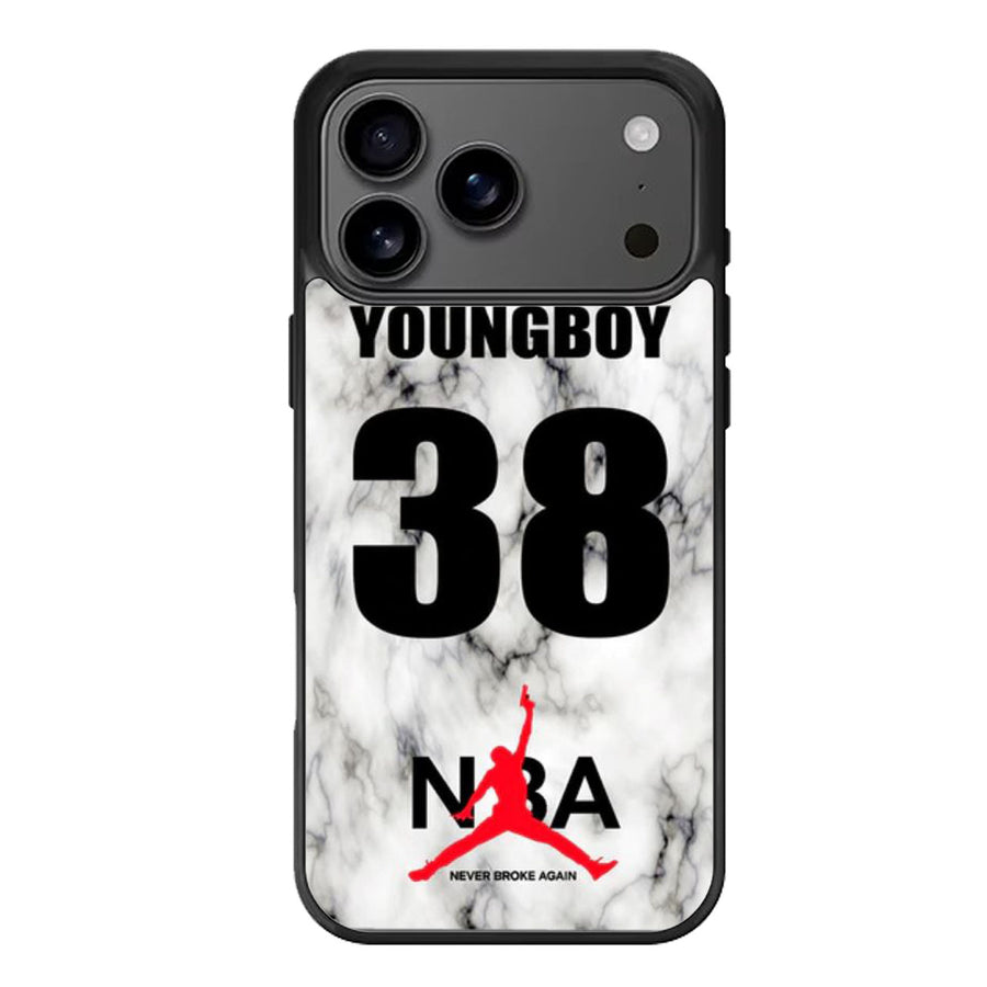 Youngboy Nba White Marble iPhone 17 Case