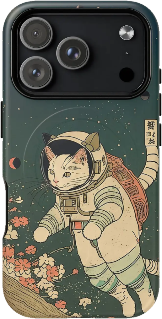 Casenut astronaut cat phone case